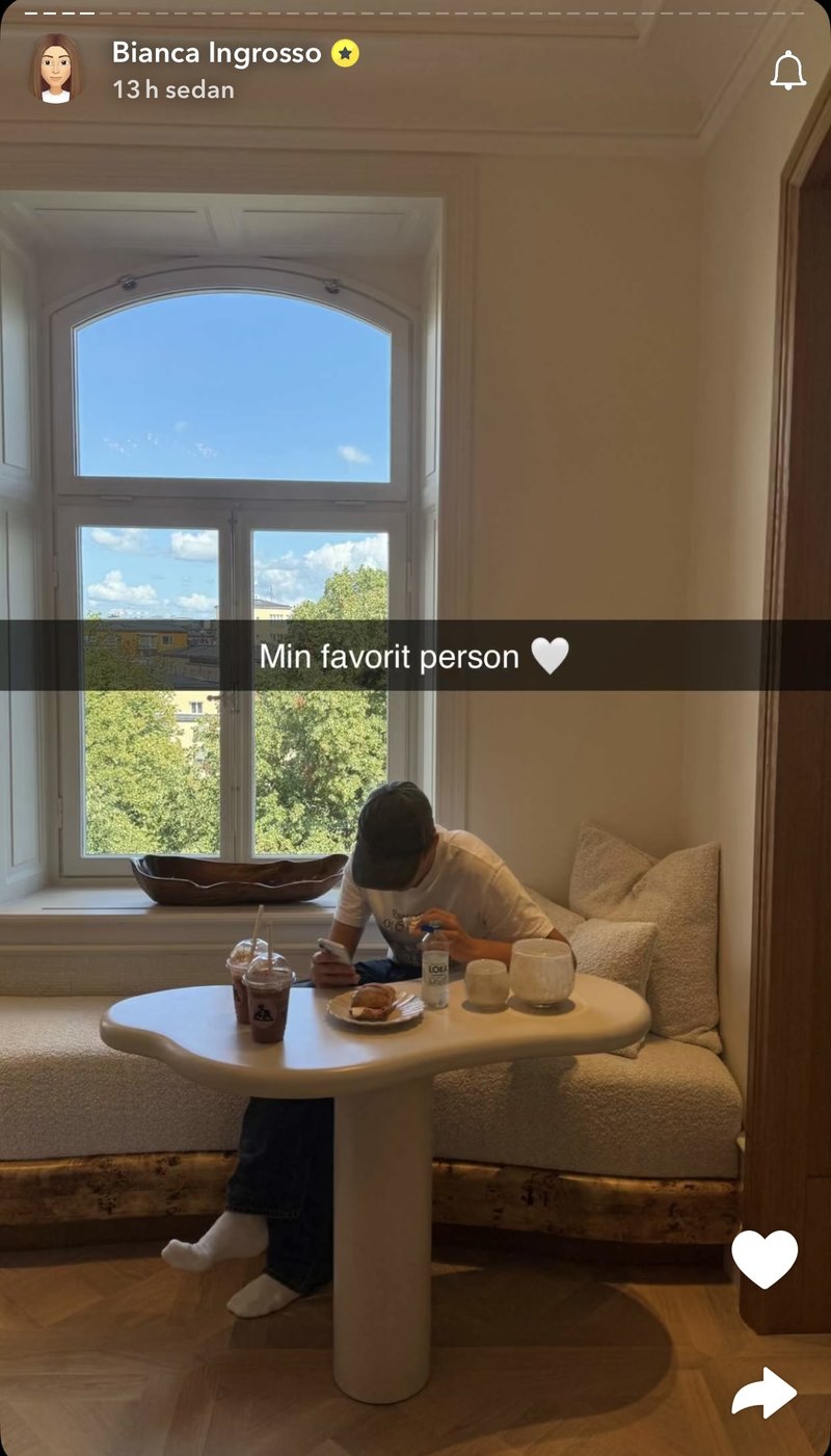 Bianca Ingrosso och Theo Wahlgren bor ihop.